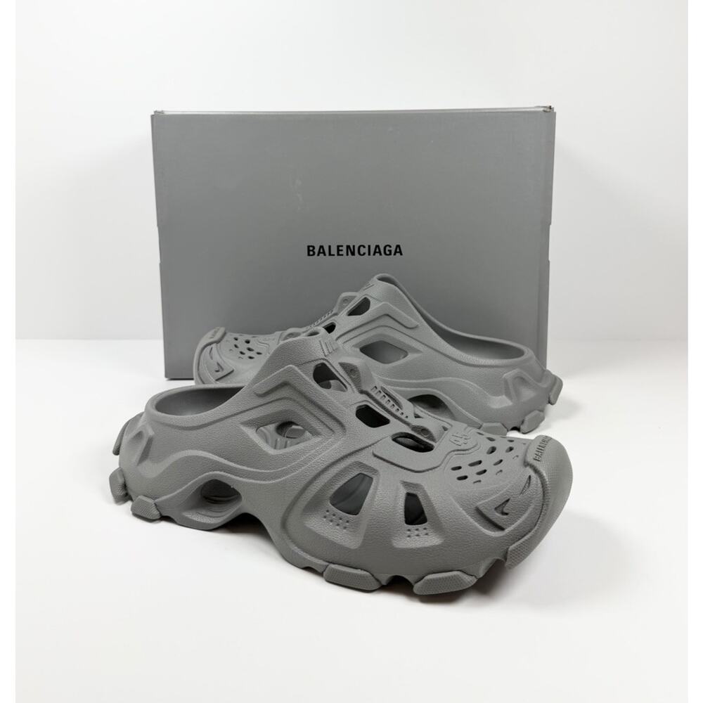 Size 45EU/12US - Balenciaga HD Mule Slip On Gray NEW! - Picture 3 of 10